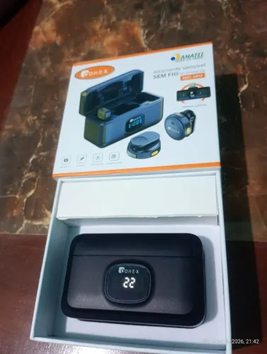 VENDO MICROFONE DE LAPELA NOVO
