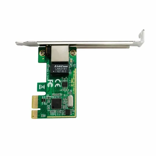 Placa de Rede PCIe Gigabit LinkCom LAN3181 10/100/1000Mbps RJ45 Alta Velocidade pode retir