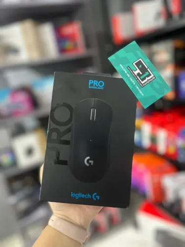 Mouse Gamer Sem Fio Logitech G PRO X Superlight, Lightspeed, 25000 DPI, Preto - (Novo!)