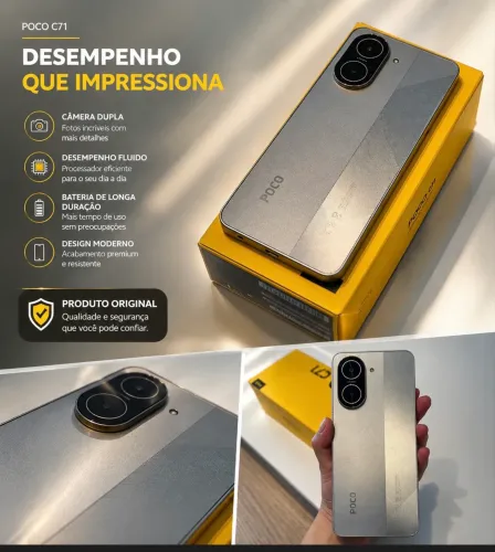 POCO C71- Gold 128GB