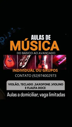 Aulas individuais de música 