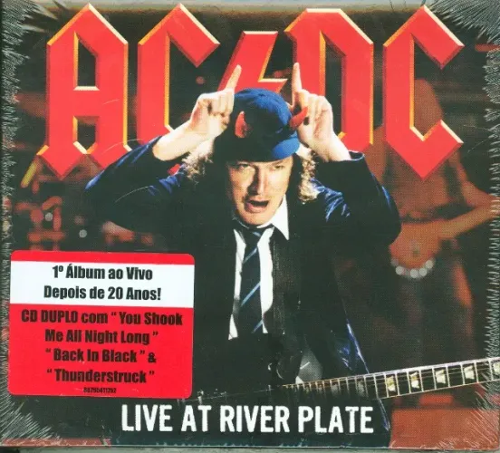 CD AC/DC Live At River Plate Duplo Original Lacrado