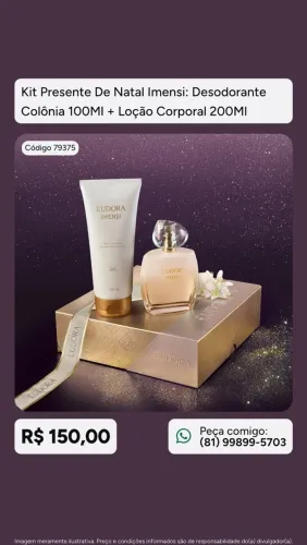 Kit Eudora Imensi - promoção 