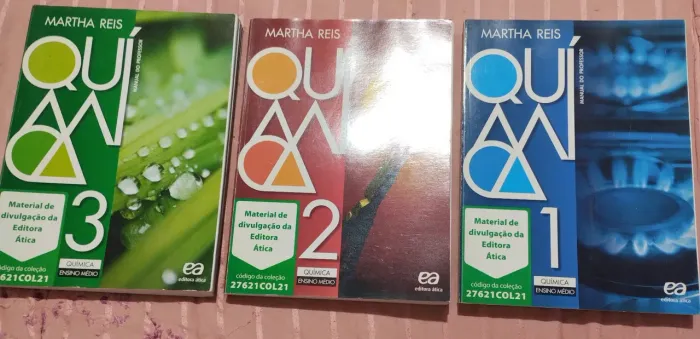 Coleção Química Martha Reis 1, 2 e 3