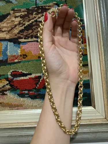 Colar Elo Português ouro 18k/ loja física