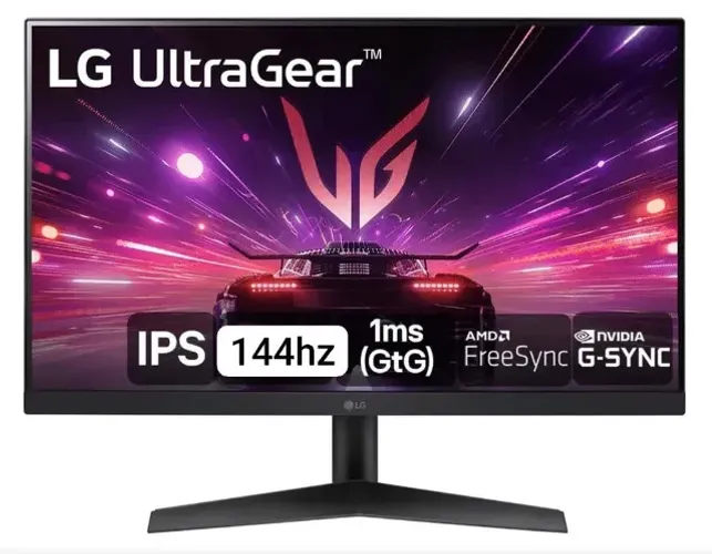 Monitor Gamer LG Ultragear 24? LED, 144Hz, 1ms, HDR, AMD Freesync, DisplayPort, HDMI -