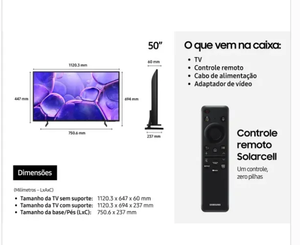 Smart TV Samsung 55? UHD UN55U8600FGXZD |
