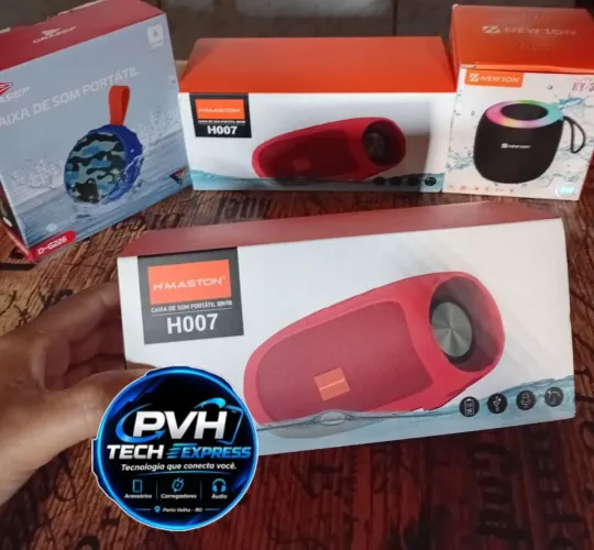 Caixa Som Bluetooth Hmaston H007 Potente + Resistente a Água - Nova na Caixa