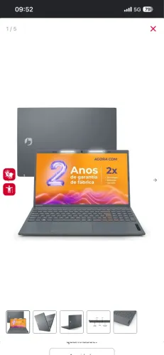 Positivo C15 4RAM 128 GB tem 8 mês de uso