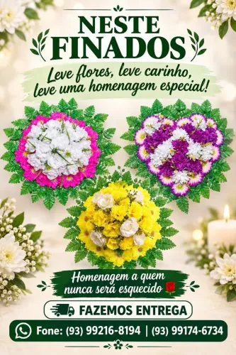GRINALDAS PRA HOMENAGIAR NESTE DIA DOS FINADOS