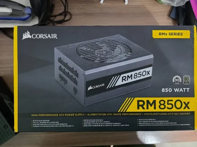 Fonte Corsair RM850x 850W 80 Plus Gold - Full Modular