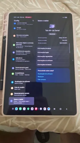 Samsung Galaxy Tab A9+ 64 GB Wi-Fi + Capa + Caneta + Carregador