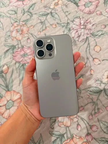 iPhone 15 pro max 256gb titânio natural 