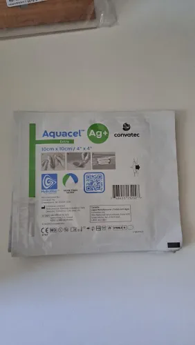 Curativo Aquacel Ag Mais Extra 10x10cm Convatec
