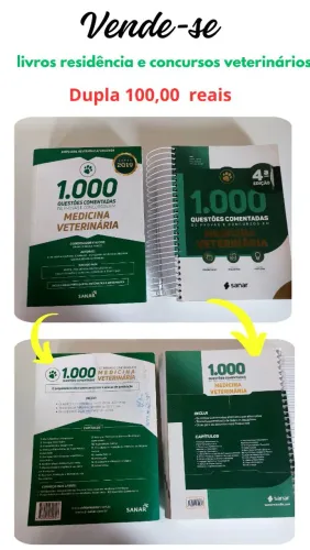 Livros de concursos veterinários 