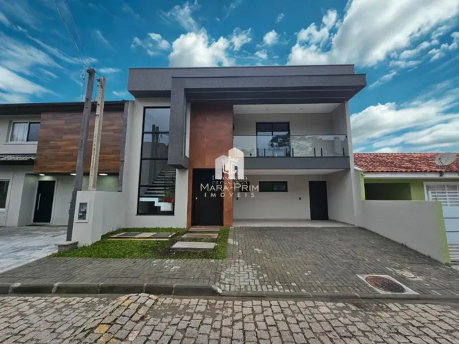 Sobrado com 3 dormitórios à venda por R$887.900,00, 140m² - Atuba - Pinhais/PR