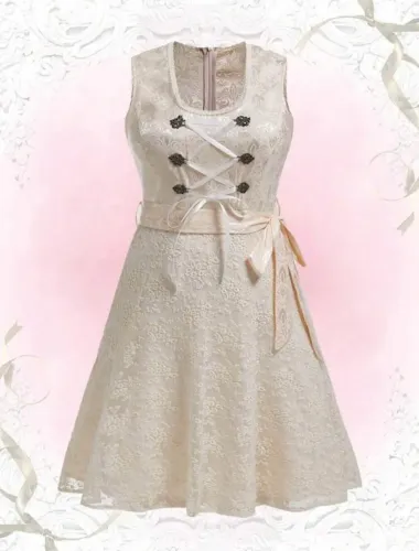 Vestido Oktoberfest Traje Típico Frida Alemã Dirndl Plus Size