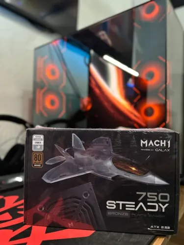 FONTE MACH1 STEADY 750W 80 PLUS BRONZE - NOVA E LACRADA
