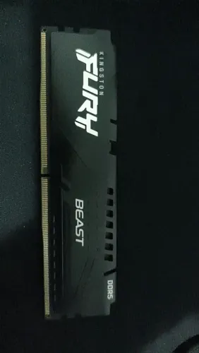 Memória DDR5 1x16 Kingston preta