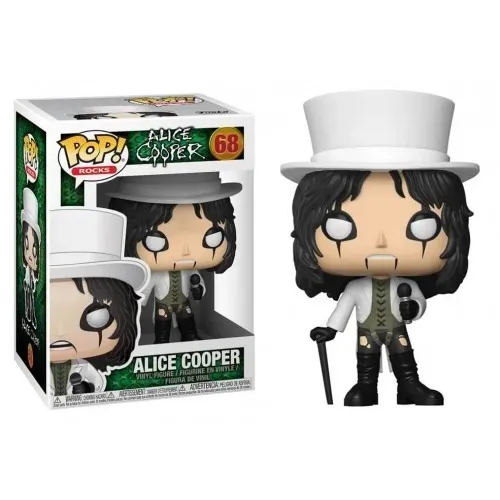 Funko Pop Rocks Alice Cooper #68 (Vaulted/Retirado de Fabricação)