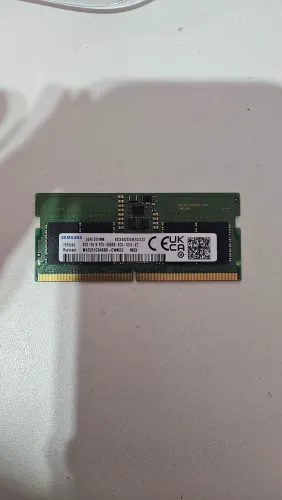 Memória RAM Samsung DDR5 8GB 5600MHz SO-DIMM para Notebook - M425R1GB4BB0-CWMOD