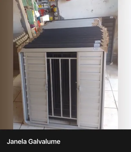 Kit Janela e Grade em Aço Galvalume sob Medida