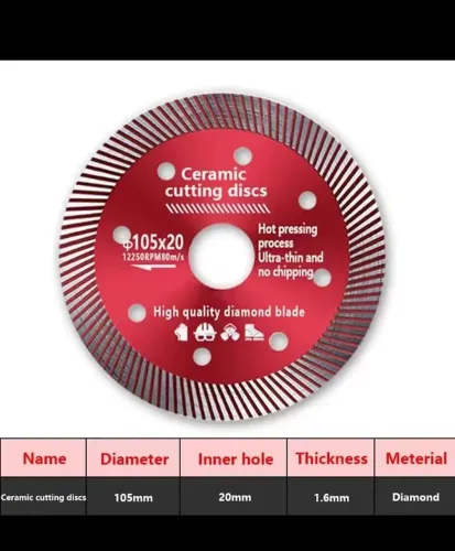 Disco de corte diamantado de alta qualidade 