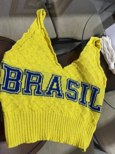 Blusa de tricô tamanho M