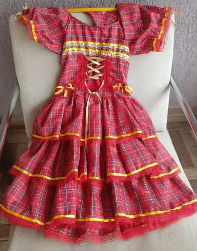 Vestido junino infantil
