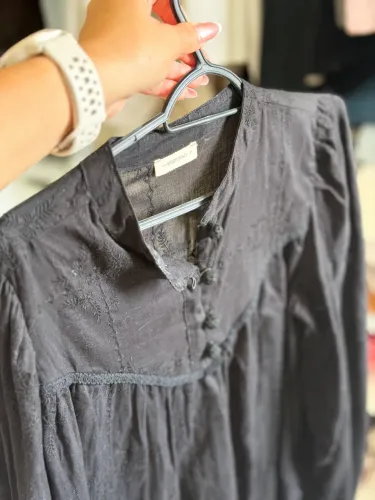 Blusa manga bufante 