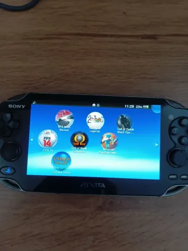 Console psvita OLED Desbloqueado 32gb+ carregador original+ case