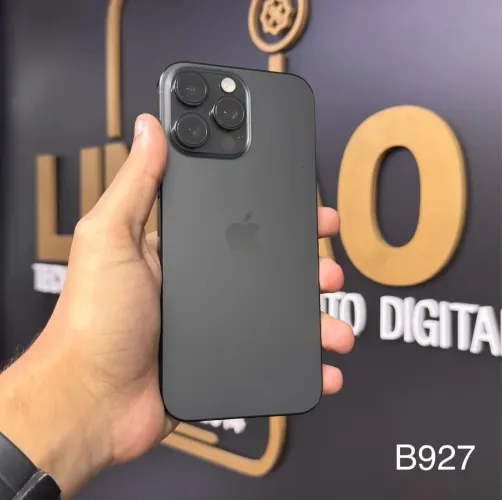 LOJA FÍSICA. IPHONE 16 PRO MAX 256GB PRETO | MUITO NOVO | BATERIA EM 100%