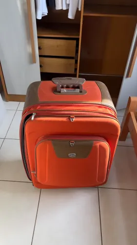Mala De Viagem Média 23kg Lansay Oxford Telha