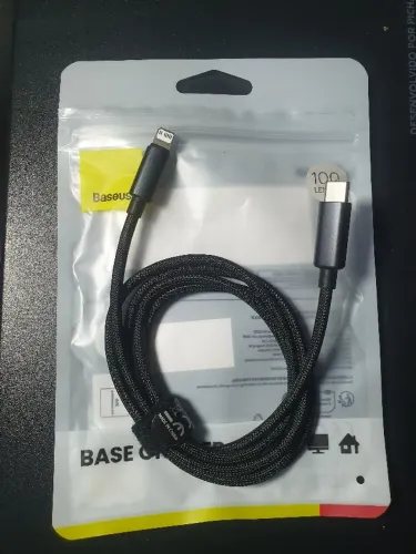 Caso baseus para iphone reforçado - Tipo C para Lightning