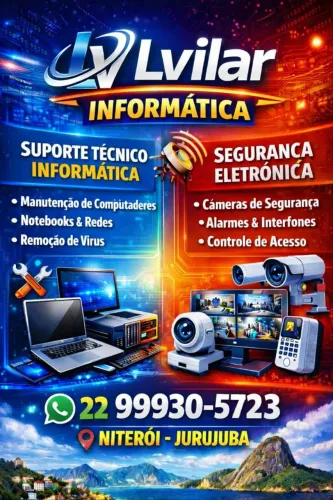 Manutenção de computadores e segurança eletrônica 
