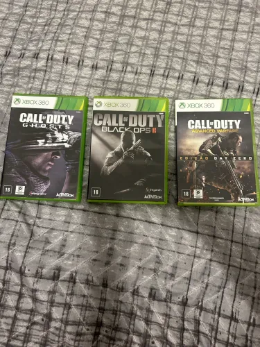 Lote Call of Duty Xbox 360 Original | Black Ops II + Ghosts + Advanced Warfare