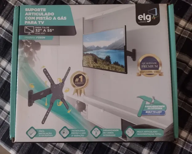 Suporte Articulado ELG F350N com Pistão a Gás