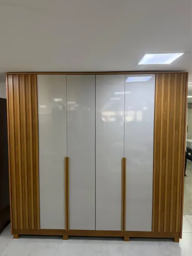 Guarda Roupa MDF Safira 244cm (Novo Direto da Fábrica)