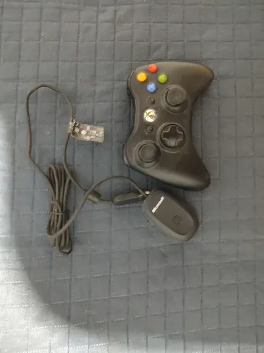 Controle Original Xbox 360 mais Receiver também Original