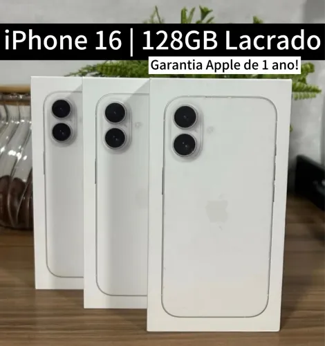 iPhone 16 lacrado versão 128GB