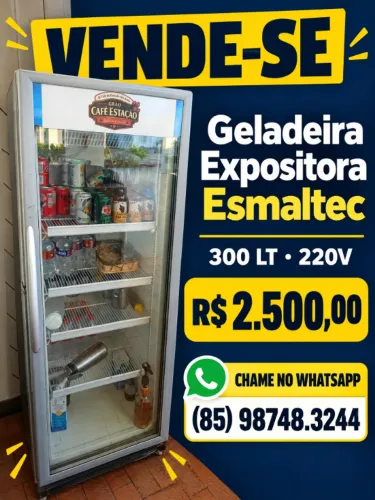 Geladeira Expositora Esmaltec 300lt 220V