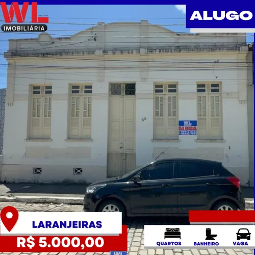 Alugo - Casa na Cidade de Laranjeiras / Comércio ou Residência
