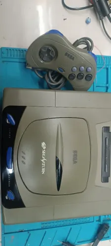 Videogame sega Saturno cinza japonês