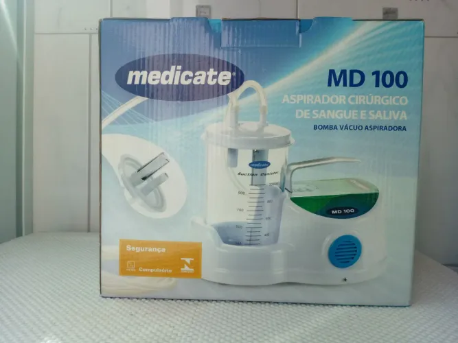 Aspirador Cirúrgico de sangue e saliva - medicamentos bivolt - bomba vácuo