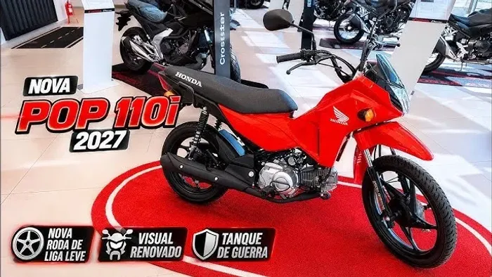 Honda Pop 110i ES 2027 0km - Pronta Entrega - Nova - R$ 14.500