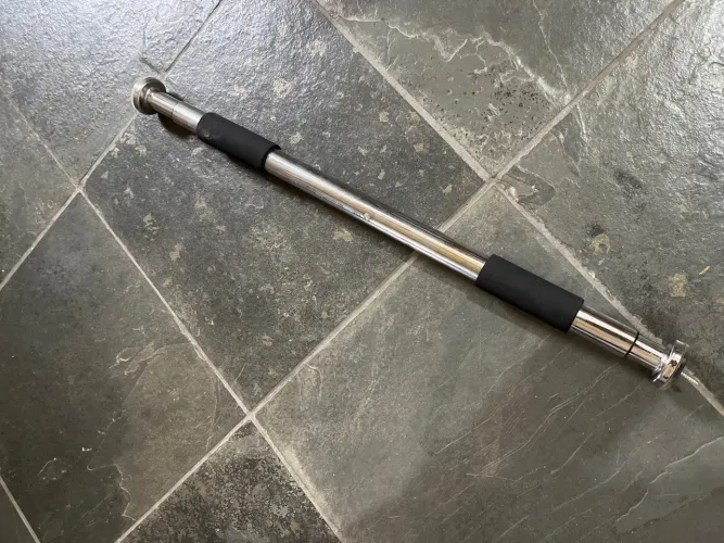 Barra Fixa Flexão Porta Apoio Regulável 60 a 100 Cm