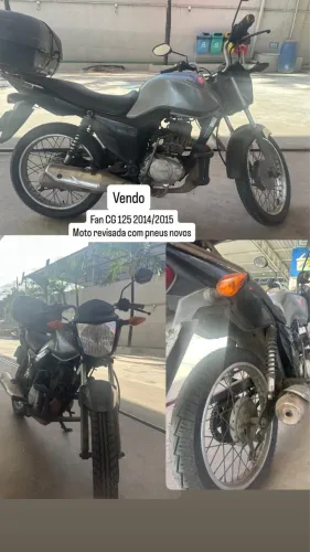 Fan CG 125 revidada com pneus novos