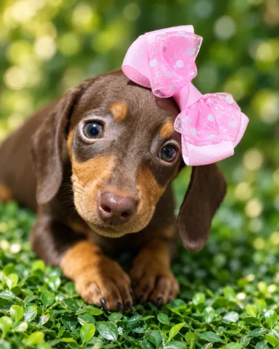 DACHSHUND CHOCOLATE LINDO