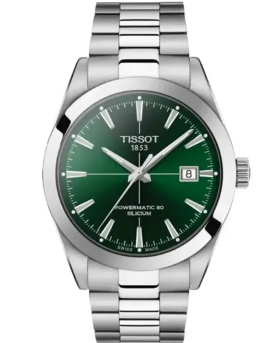 Relógio Tissot Gentleman Powermatic 80 Silicium Verde T127.407.11.091.01