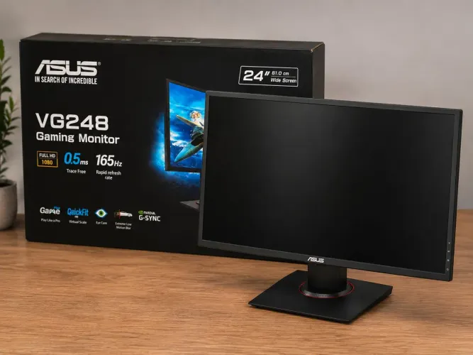 Monitor Gamer ASUS VG248 24? 165Hz 0.5ms Full HD - Muito Novo